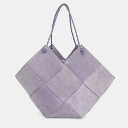 Bottega Veneta: Фиолетовая сумка 