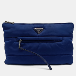 Prada: Голубой клатч 