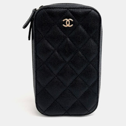 Chanel: Чёрная сумка через плечо 
