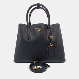 Prada: Чёрная сумка-шоппер 