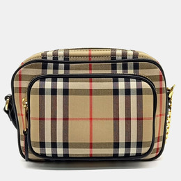 Burberry: Бежевая сумка 