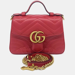 Gucci: Красная сумка  Marmont