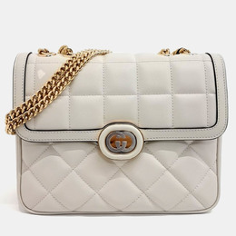 Gucci: Белая сумка 