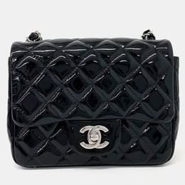 Chanel: Чёрная сумка через плечо 