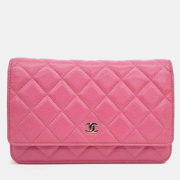 Chanel: Розовая сумка через плечо 