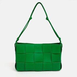 Bottega Veneta: Зелені сумки  Cassette