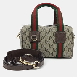 Gucci: Бежеві сумки шопери  GG