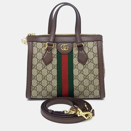 Gucci: Бежевая сумка  Ophidia GG