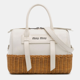 Miu Miu: Коричневая сумка на руку 