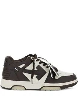Off-White: Коричневые кроссовки  Out of Office