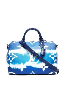 Louis Vuitton Pre-Owned: Голубая сумка-шоппер 