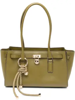 Michael Kors: Сумка-шоппер цвета хаки 