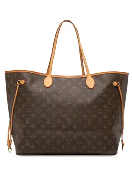 Louis Vuitton Pre-Owned: Коричневая сумка-шоппер 
