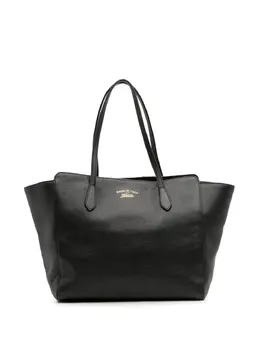 Gucci Pre-Owned: Чёрная сумка-шоппер 