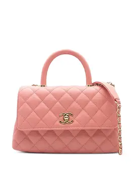 CHANEL Pre-Owned: Розовая сумка на руку 