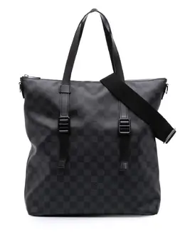 Louis Vuitton Pre-Owned: Чёрная сумка 