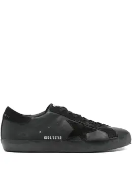 Golden Goose: Чёрные кроссовки  Super Star