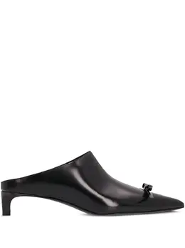 Jil Sander: Чёрные сабо 