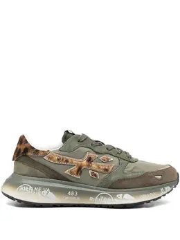 Premiata: Зелёные кроссовки 