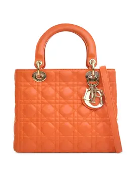 Christian Dior Pre-Owned: Оранжевая сумка 