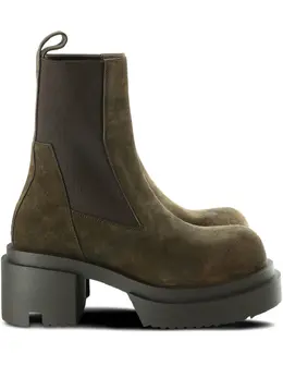 Rick Owens: Коричневые ботинки 