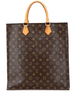 Louis Vuitton Pre-Owned: Коричневая сумка-шоппер 