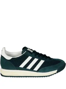 adidas: Зелёные кроссовки  SL-72