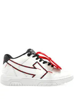 Off-White: Белые кроссовки 