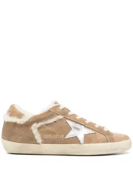 Golden Goose: Коричневые кроссовки  Super Star