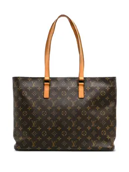 Louis Vuitton Pre-Owned: Коричневая сумка-шоппер 