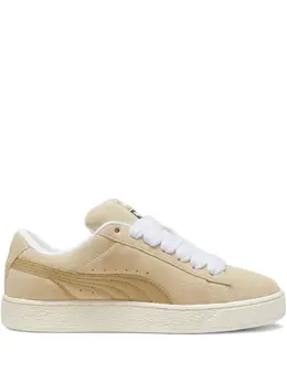 PUMA: Бежевые кроссовки  Suede