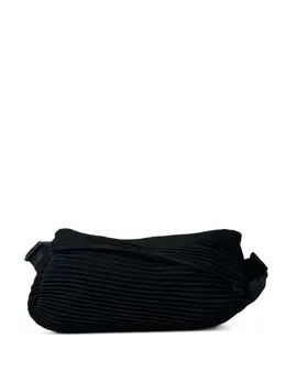 Pleats Please Issey Miyake: Чёрная сумка через плечо 