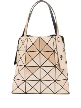 Bao Bao Issey Miyake: Бежевая сумка-шоппер 