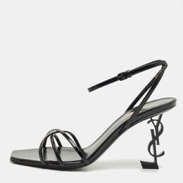 Saint Laurent Paris: Чёрные сандалии  Opyum