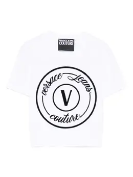 Versace Jeans Couture: Белая футболка 