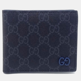 Gucci: Чёрный кошелёк  GG