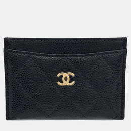 Chanel: Чёрный картхолдер 