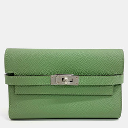 Hermes: Зелёный кошелёк  Kelly