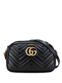 Gucci Pre-Owned: Чёрная сумка через плечо 
