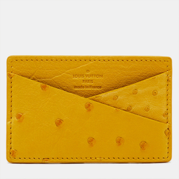 Louis Vuitton: Жёлтый картхолдер 