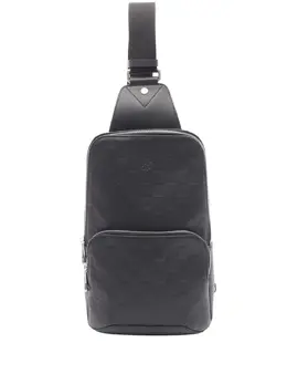 Louis Vuitton Pre-Owned: Чёрная сумка через плечо 