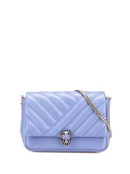 Bvlgari Pre-Owned: Фиолетовая сумка через плечо 