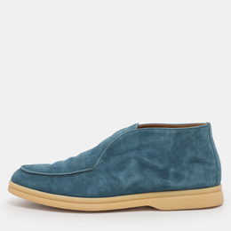Loro Piana: Голубые ботинки 