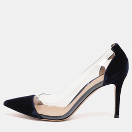 Gianvito Rossi: Голубые туфли  Plexi