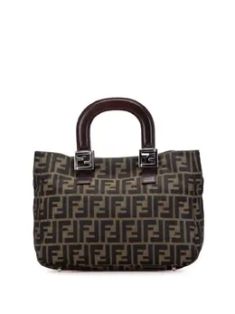 Fendi Pre-Owned: Коричневая сумка-шоппер 