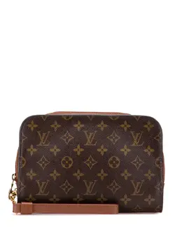 Louis Vuitton Pre-Owned: Коричневый клатч 