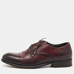 Lanvin: Бордовые туфли 