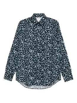 Paul Smith: Рубашка с растительным принтом 