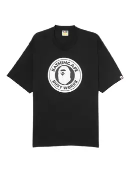 A BATHING APE®: Чёрная футболка 