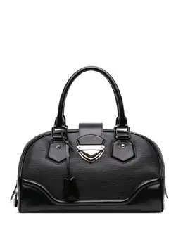 Louis Vuitton Pre-Owned: Чёрная сумка 